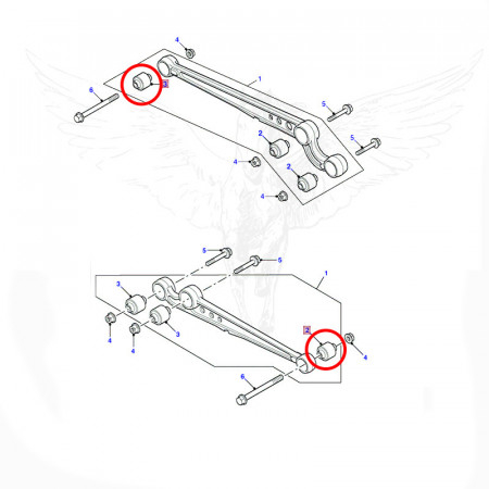 RBX101730.V-VTR-Сайлентблок продольного рычага D2-2