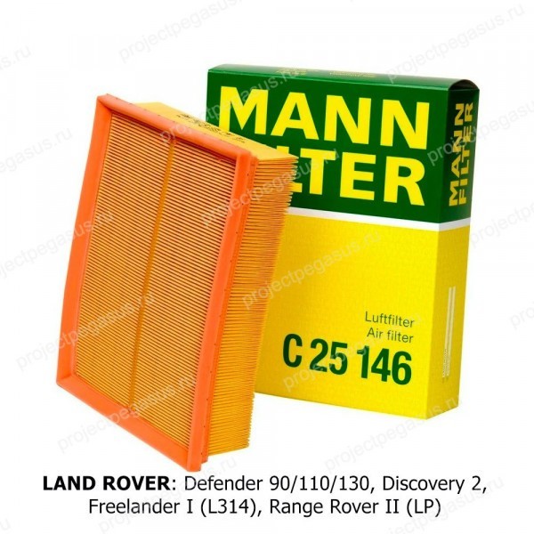 LR027408.M-MANN-FILTER-Фильтр воздушный DEF/RRP38/D2/FR1-1