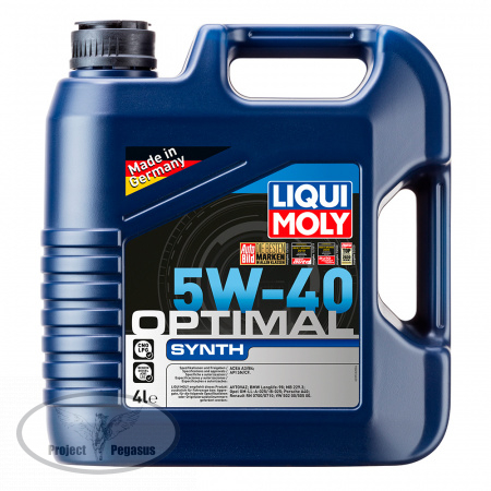 3926-LIQUI MOLY-НС-синтетическое моторное масло LIQUI MOLY Optimal Synth 5W-40 4л-1