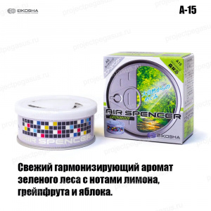 A-15-EIKOSHA-Ароматизатор меловой EIKOSHA SPIRIT REFILL - GREEN BREEZE/зеленый бриз -1