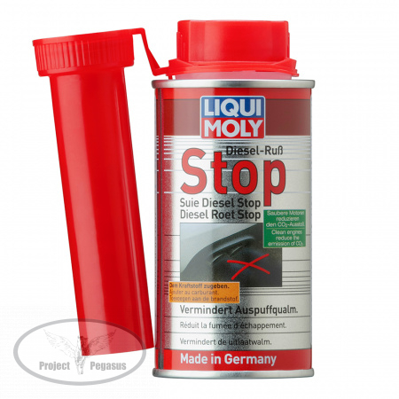 5180-LIQUI MOLY-Присадка для уменьшения дымности дизельных двигателей LIQUI MOLY Diesel Russ-Stop 0,15л-1