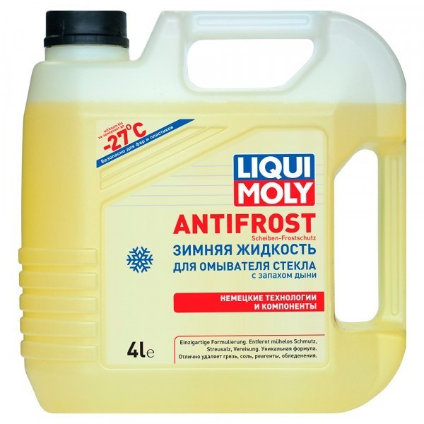 35027-LIQUI MOLY-Зимняя жидкость для омывателя стекла LIQUI MOLY ANTIFROST Scheiben-Frostschutz -27 4л-1