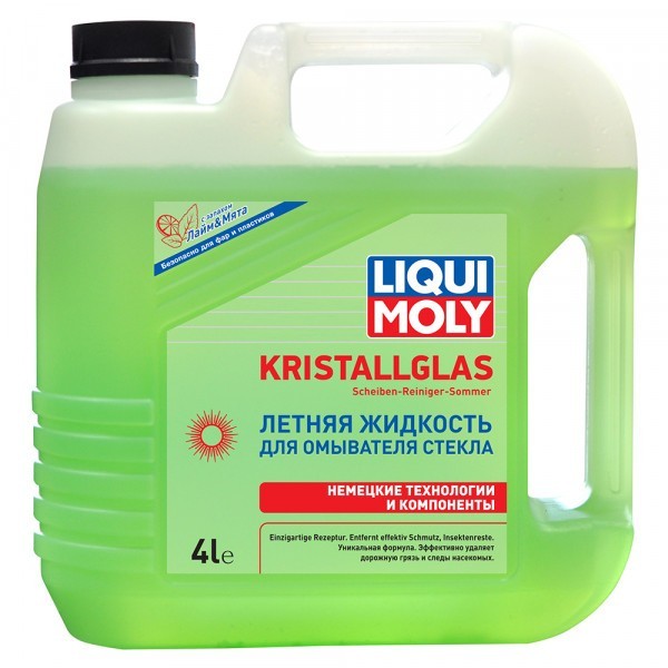 35001-LIQUI MOLY-Летняя жидкость для омывателя стекла LIQUI MOLY KRISTALLGLAS Scheiben-Reiniger-Sommer 4л-1