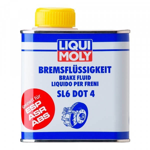 3086-LIQUI MOLY-Тормозная жидкость LIQUI MOLY Bremsflussigkeit SL6 DOT 4 0,5л-1