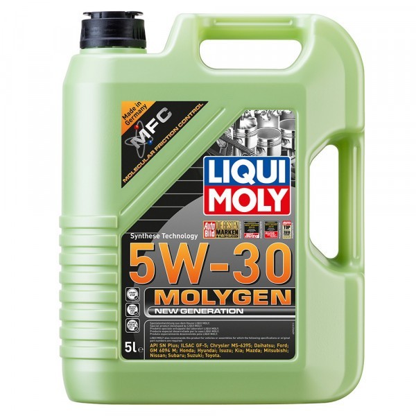 9043-LIQUI MOLY-НС-синтетическое моторное масло LIQUI MOLY Molygen New Generation 5W-30 5л-1