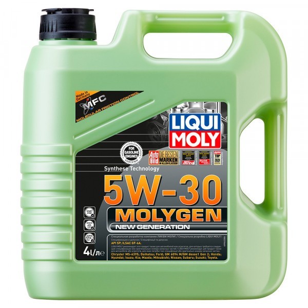 9042-LIQUI MOLY-НС-синтетическое моторное масло LIQUI MOLY Molygen New Generation 5W-30 4л-1