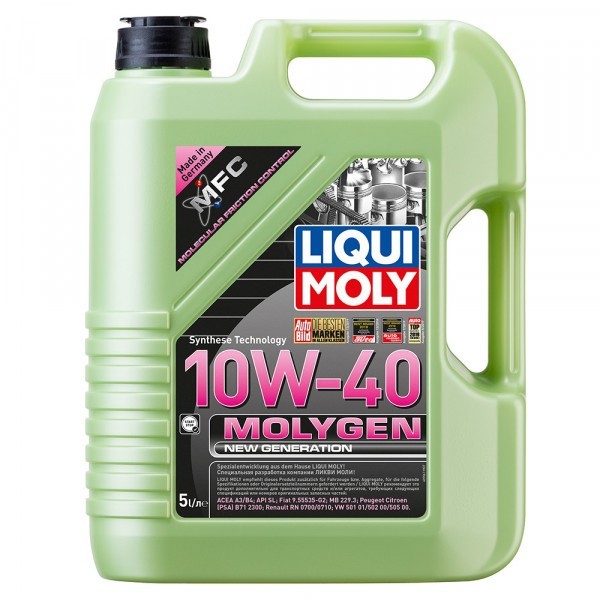 9061-LIQUI MOLY-НС-синтетическое моторное масло LIQUI MOLY Molygen New Generation 10W-40 5л-1