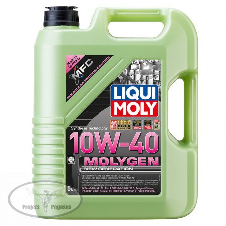 9061-LIQUI MOLY-НС-синтетическое моторное масло LIQUI MOLY Molygen New Generation 10W-40 5л-1