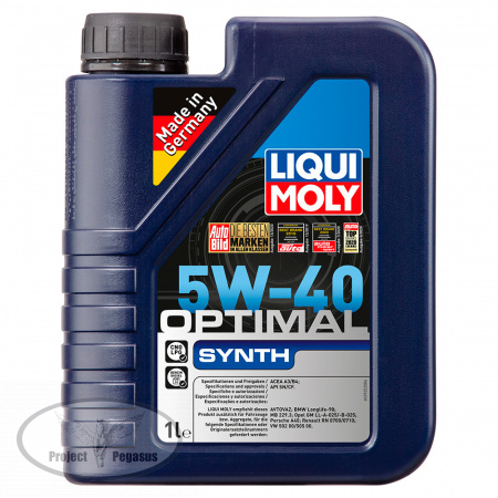 3925-LIQUI MOLY-НС-синтетическое моторное масло LIQUI MOLY Optimal Synth 5W-40 1л-1