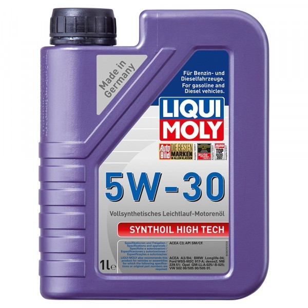 9075-LIQUI MOLY-Синтетическое моторное масло LIQUI MOLY Synthoil High Tech 5W-30 1л-1