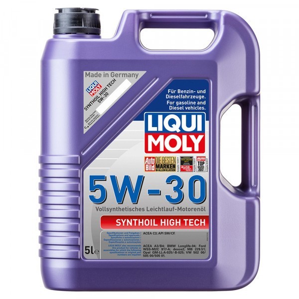 9077-LIQUI MOLY-Синтетическое моторное масло LIQUI MOLY Synthoil High Tech 5W-30 5л-1