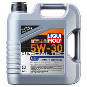 7654-LIQUI MOLY-НС-синтетическое моторное масло LIQUI MOLY Special Tec LL 5W-30 4л-1