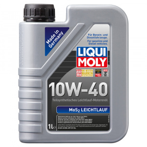 1930-LIQUI MOLY-Полусинтетическое моторное масло LIQUI MOLY MoS2 Leichtlauf 10W-40 1л-1