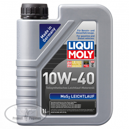 1930-LIQUI MOLY-Полусинтетическое моторное масло LIQUI MOLY MoS2 Leichtlauf 10W-40 1л-1