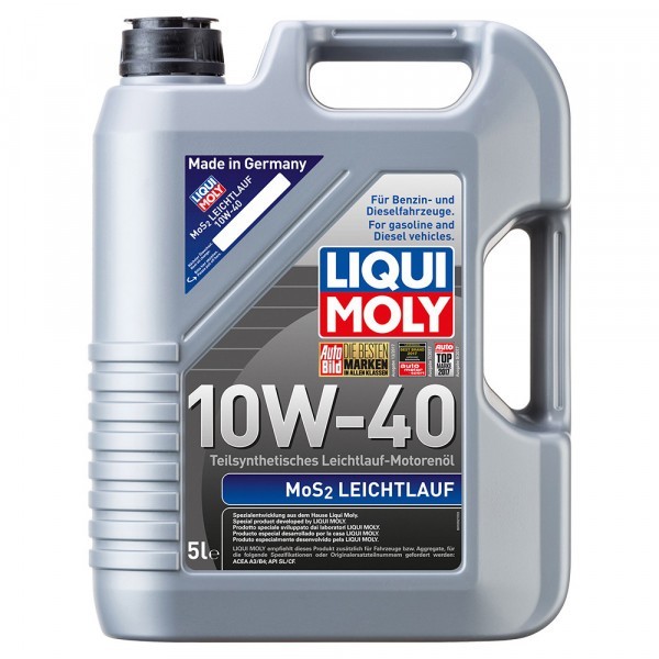 1931-LIQUI MOLY-Полусинтетическое моторное масло LIQUI MOLY MoS2 Leichtlauf 10W-40 5л-1