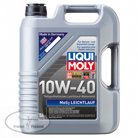 1931-LIQUI MOLY-Полусинтетическое моторное масло LIQUI MOLY MoS2 Leichtlauf 10W-40 5л-1