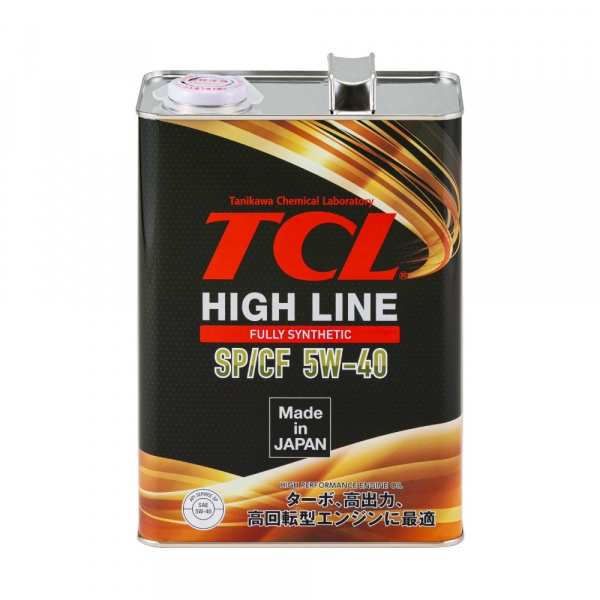 H0040540SP-TCL-Синтетическое моторное масло TCL High Line, Fully Synth, SP/CF, 5W40, 4л -1