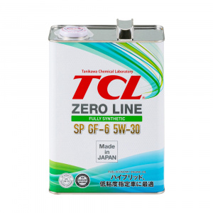 Z0040530SP-TCL-Моторное масло TCL Zero Line Fully Synth, Fuel Economy, SP, GF-6, 5W30, 4л-1