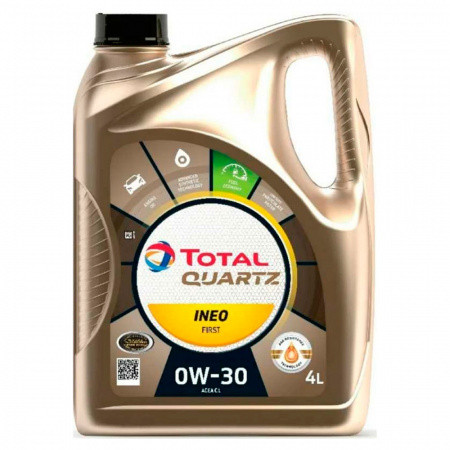 213834-TOTAL-Синтетическое моторное масло TOTAL QUARTZ INEO FIRST 0W30 ACEA С1 4л-1