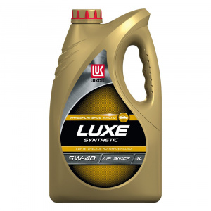 207465-Lukoil-Моторное масло Лукойл Люкс 5W-40, синтетика, 4л-1
