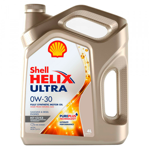 550046375-SHELL-Синтетическое моторное масло SHELL Helix Ultra ECT C2/C3 0W-30, 4л-1