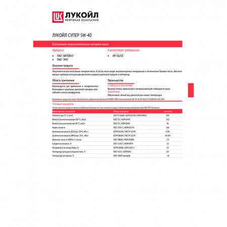 19442-Lukoil-Масло моторное Лукойл Супер 5W-40, 4л-3