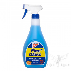 320119-KANGAROO-Очиститель стекол с запахом апельсина Fine glass, 500 мл-2