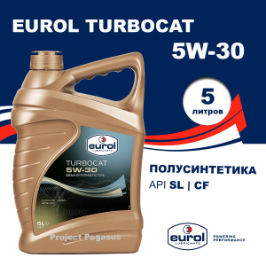 E1001945L--Моторное масло Eurol TurboCat 5W-30 5л-1