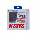 P0756W-Koito-Лампа высокотемпературная Koito Whitebeam 9005 (HB3) 12V 65W (120W) 4200K (комплект 2 шт.)-2