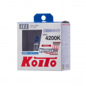 P0751W-Koito-Лампа высокотемпературная Koito Whitebeam H1 12V 55W (100W) 4200K (комплект 2 шт.)-3