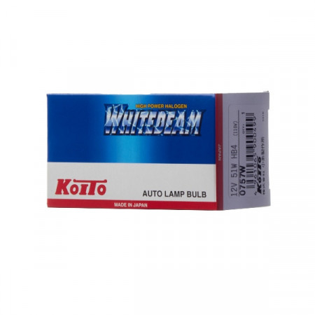 0757W-Koito-Лампа высокотемпературная Koito Whitebeam 9006 (HB4) 12V 55W (110W) 4200K (уп. 1 шт.)-5