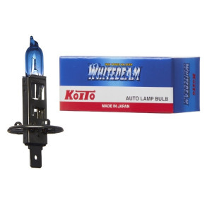 0751W-Koito-Лампа высокотемпературная Koito Whitebeam H1 12V 55W (100W) 4200K (уп. 1 шт.)-1