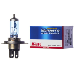 0744W-Koito-Лампа высокотемпературная Koito Whitebeam Premium H4 12V 60/55W (135/125W) 4500K (уп. 1 шт.)-1