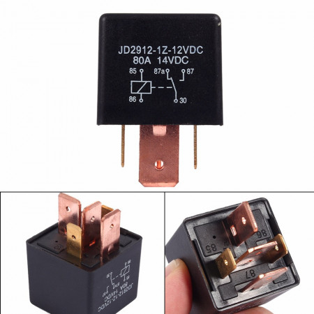 RELAY5C80A-PJP-Реле силовое 80А 5-контактное12V 14VDC-1