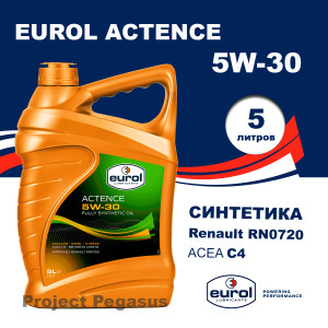 E1000585L-EUROL-Моторное масло Eurol Actence 5W-30 ACEA C4 5л-1